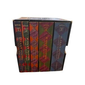 Harry Potter Books 1-5 by J. K. Rowling Boxed Set Scholastic